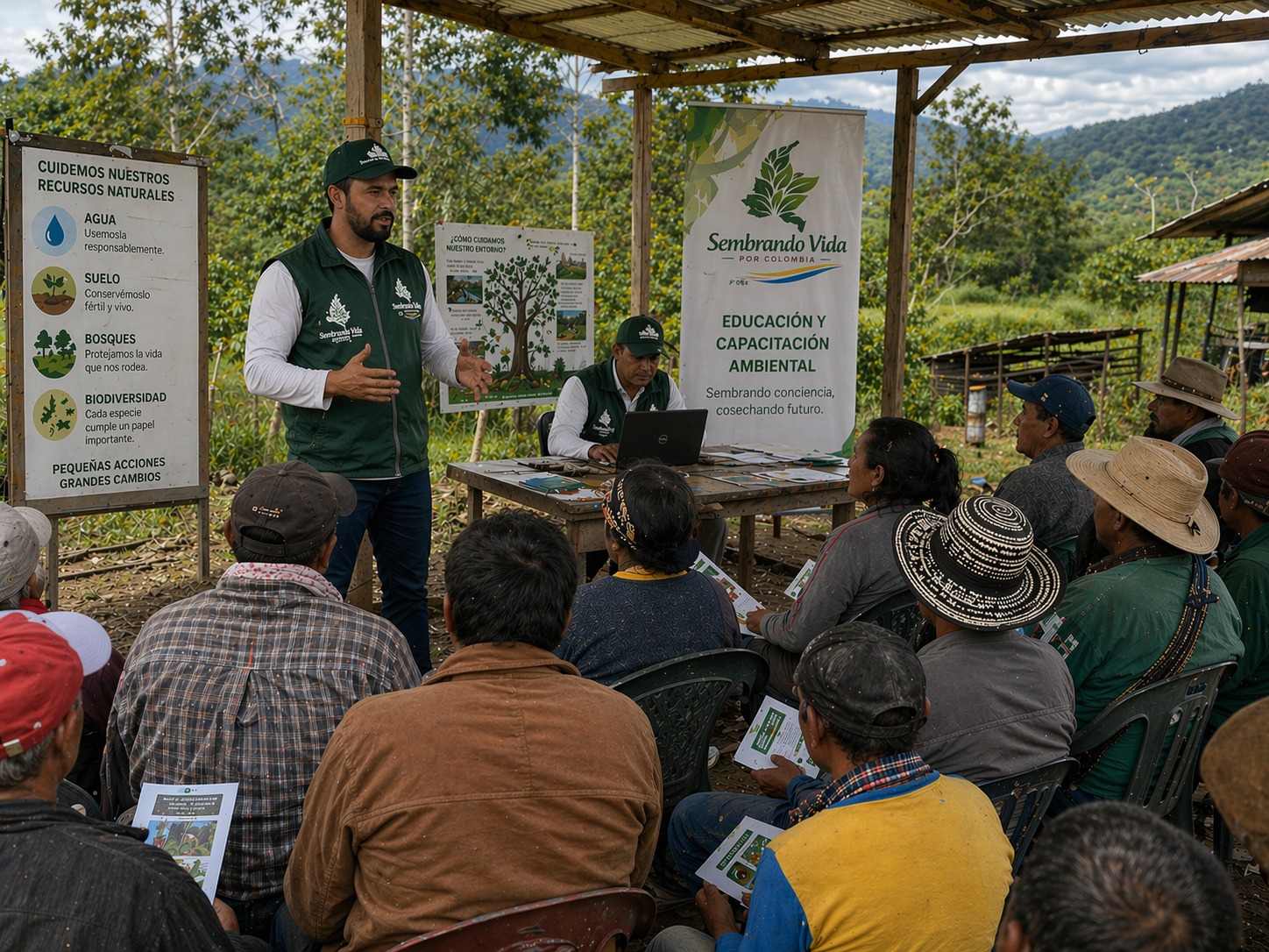 Educación ambiental en comunidad rural